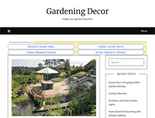 Tablet Screenshot of gardening-decor.com